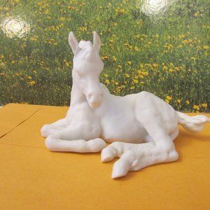 Kaiser W Germany Porcelain Lying Foal 525